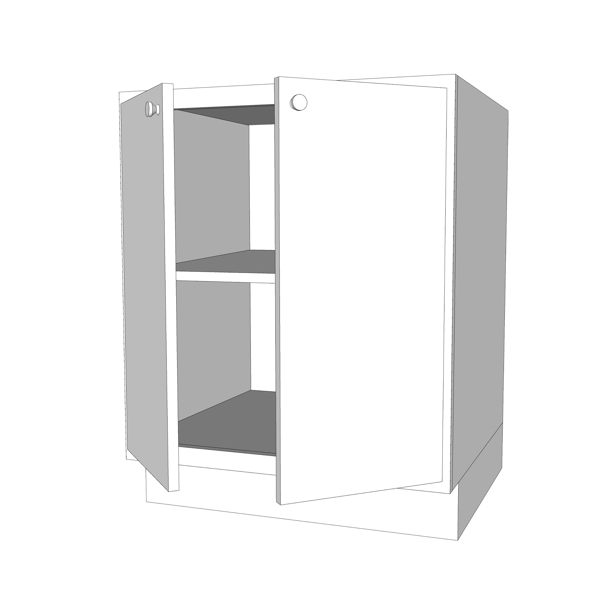 27x34 Base Cabinet - Assembled