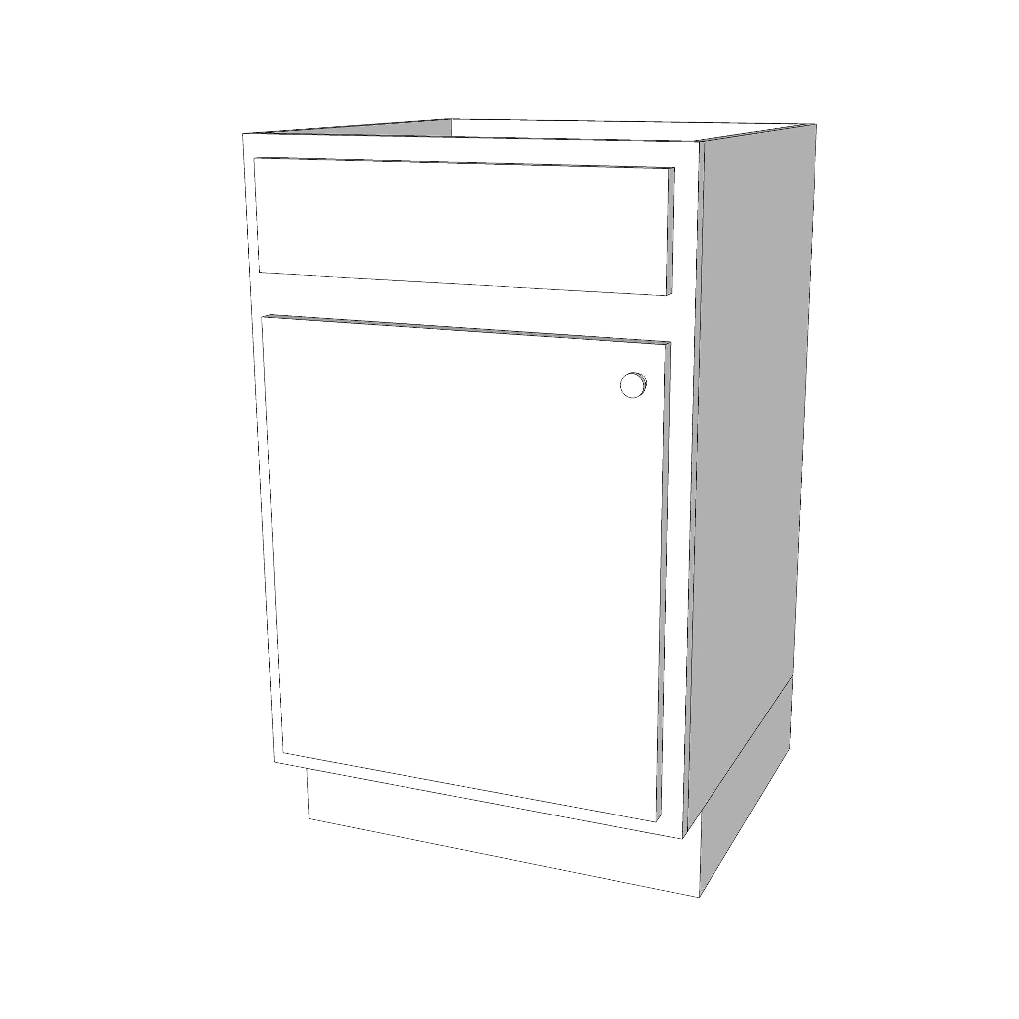 21x34 Sink Vanity Base Cabinet - Assembled