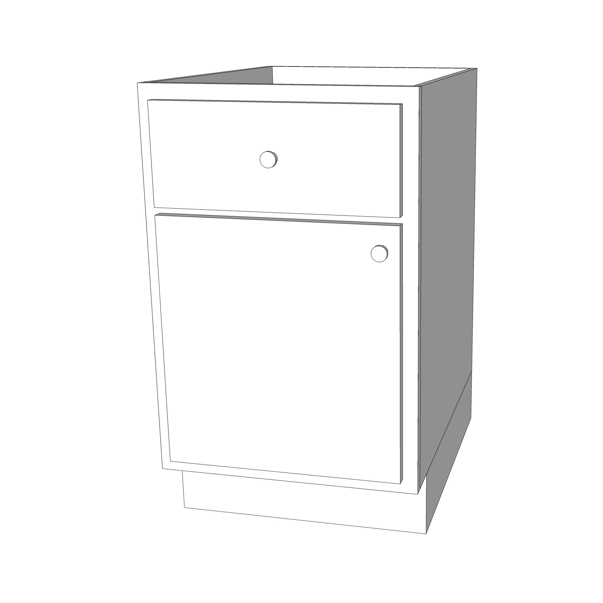 12x30 Vanity Base Cabinet - Assembled