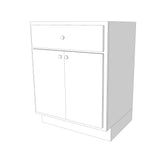 27x34 Vanity Base Cabinet - Assembled