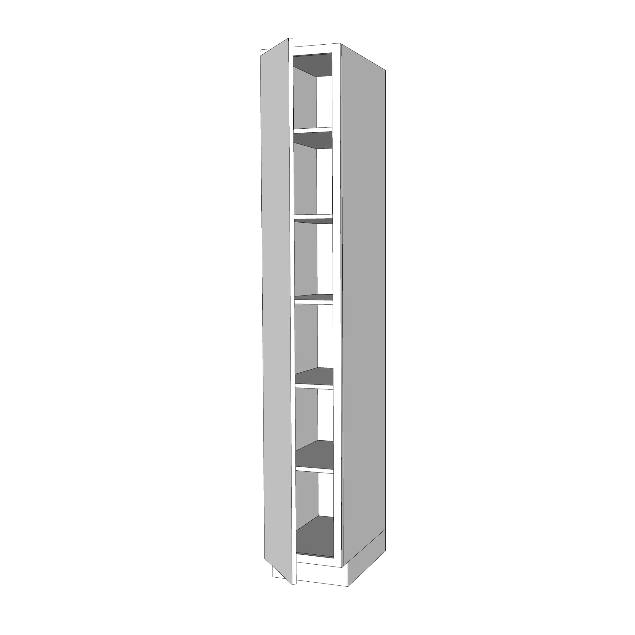 15x95 High Pantry Cabinet - Assembled